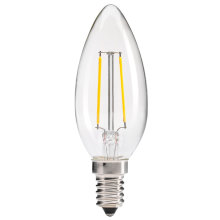 Bulbo de la vela C32, 1.6W / 3.5W claro que atenúa el bulbo del filamento del LED